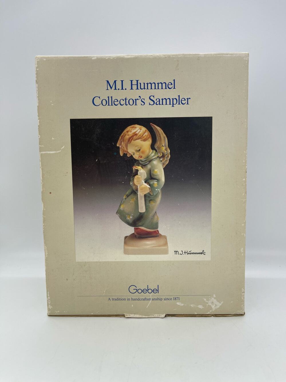 Hummel Heavenly Angel Collector’s Sample W/ Box & Postcards